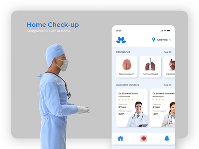 Doctor - Book appointments 3d animation app covid19 design designer doctor mobile app design mobile ui ui ux