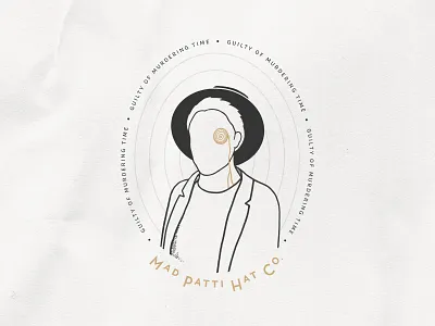 Mad Patti Hat Co. | Illustration Series apparel apparel design brand design brand identity branding character design handdrawn hats hipster illustration illustrator line art line drawing portraits procreate retail design tshirt art tshirt design typography vintage