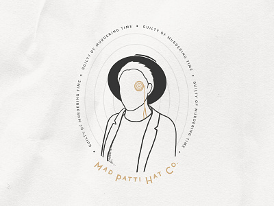 Mad Patti Hat Co. | Illustration Series apparel apparel design brand design brand identity branding character design handdrawn hats hipster illustration illustrator line art line drawing portraits procreate retail design tshirt art tshirt design typography vintage