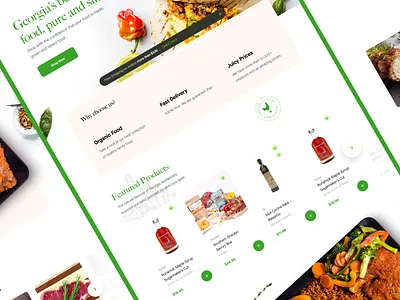 FarmView Market, V1 concept design farm farmview food homepage market ui ux web web design
