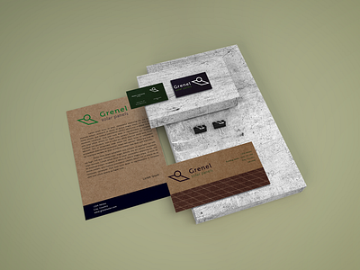 Grenel Solar Panels Identity brand brand design brand identity branding branding design design energy engineering environment fictional identity identity branding identity design logo print print identity recycled recycled paper