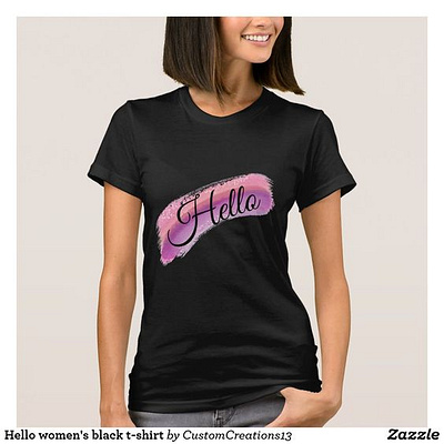 Hello t-shirt for women colorful girls girls night hello pretty tshirt woman women zazzle