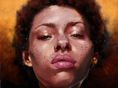 Strong illustration painting