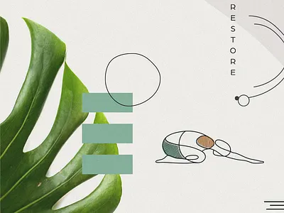 River Flow Yoga Branding branding design icon identity illustration simple yoga yoga logo yoga pose yoga studio yogi