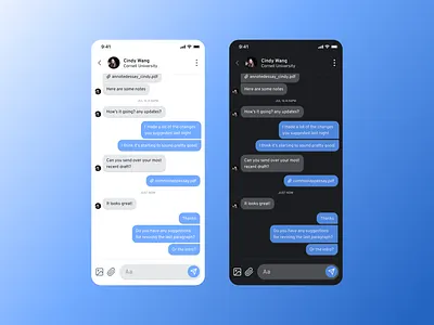 Daily UI 013: Direct Messaging 013 app challenge daily dailyui dailyui013 design direct figma message messages messaging mobile simple ui ux