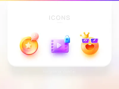 Big Sur Icon big sur bright colors friendly gold coin icon icon set illustration member video vip