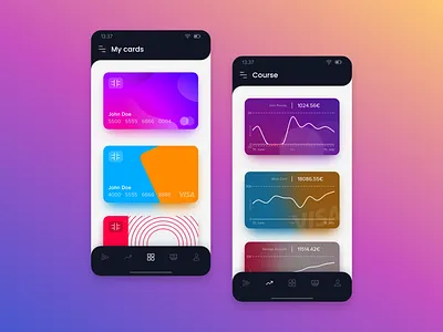 Banking mobile app Concept app banking concept design finance financial financial app ui ui design uidesign uiux