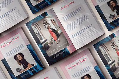 Ruby Marsh Workbook Spreads ebook ebook cover ebook design ebook layout indesign indesign template online course workbook