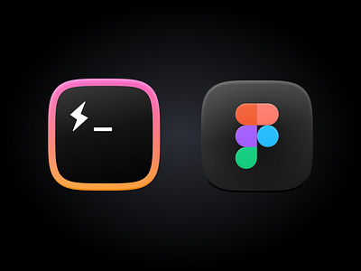 Hyper and Figma - Big Sur app big sur figma hyper icon macos skeumorphism squircle ui