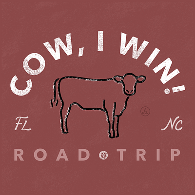 COW --- adobe ai art cow cowboy design game gamedesign illustration logo logotype psd red south southern travel typography vector