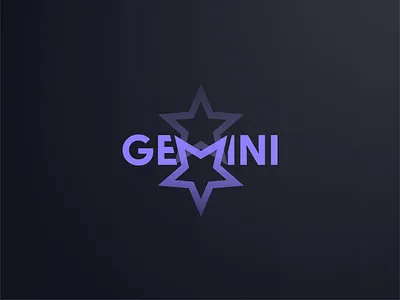 Gemini Branding branding design flat icon illustration logo minimal typography vector