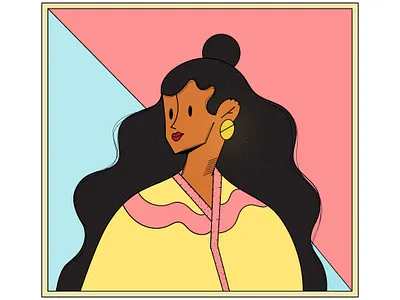 NewStyle adobe designer doodle girl girlpower illustration illustrator vector wacom