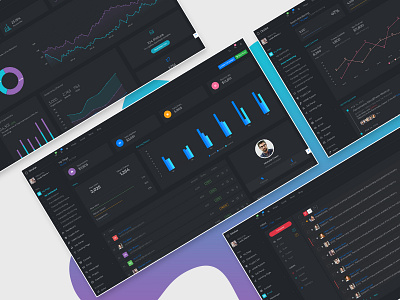 Oculux Admin Template Dark Version admin admin dashboard admin panel angular bootstrap clean crm html project management template