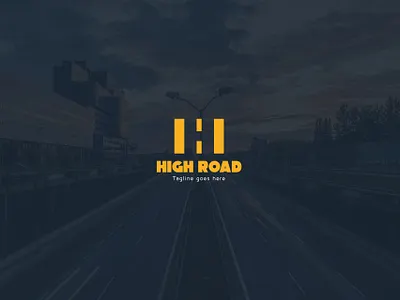 HIGH ROAD Logo h h letter logo high road high road logo logo negative space negative space logo road road logo roads