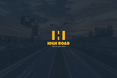 HIGH ROAD Logo h h letter logo high road high road logo logo negative space negative space logo road road logo roads