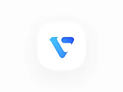 A logo of letter V