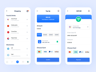 DigiPay - Digital Wallet App app app design application application ui clean crypto crypto wallet cryptocurrency dribbble best shot finance mobile mobile app mobile app design mobile ui money app popular ui ux wallet