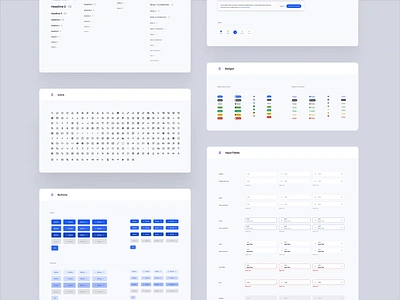 Design System Components animation app components dashboard design design system gif interface library mobile motion slick studio style guide system ui ui kit uiux ux web