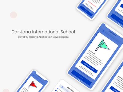 Covid Tracing App app coronavirus app covid 19 app school app ui ux