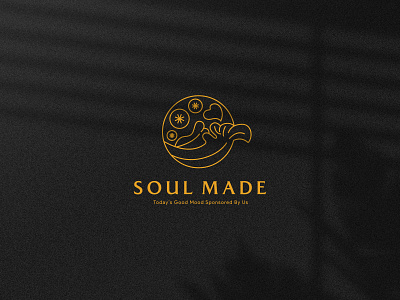 Soul Made Logo art branding designyeyan line art linelogo logodesign logos minimalism minimalist logo sketch soulmade logo symbol yeyan