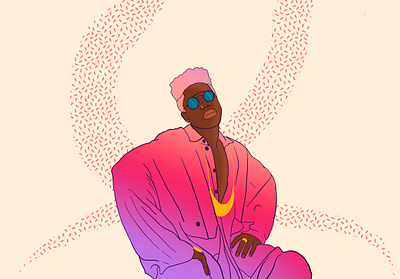 Moses Sumney apple pencil illustration ipad ipad art ipadpro music musician pro create procreate