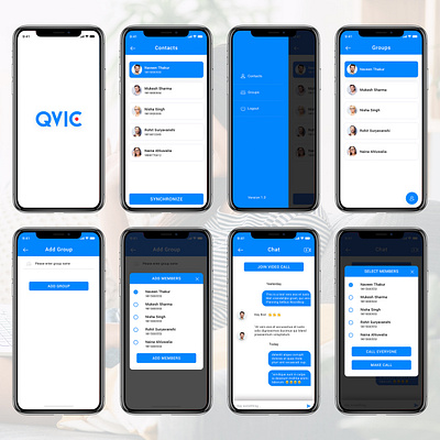 Qvic Live Streaming App app illustration qvic live streaming app qvic live streaming app typography ui ux