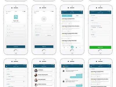 Niah App Book Online Home Services design logo ui ux web