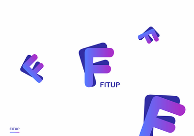 FITUP LOGO DESIGN branding design gradient graphicdesign logo logodesign logotype vector