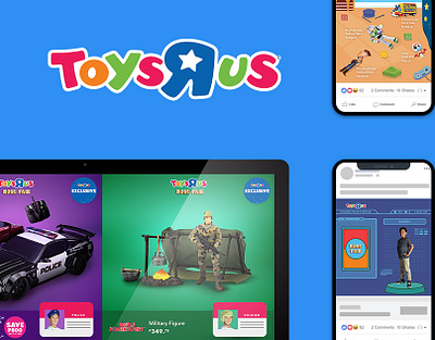 Toys R US Boys Fair Campaign #1 design graphic design illustration mockup social media post