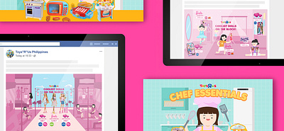 Toys R Us Girls Fair Campaign #2 design graphic design illustration mockup social media post