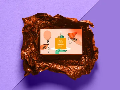 Office anniversary cards anniversary anniversarygifts birthday birthday cake card illustrator manager office polaroid welcome