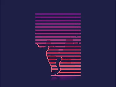 Night city animal cat city flat illustration skyscraper vector window