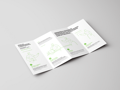 Employee branding brochure branding corporate identity employee illustraion line illustration print typogaphy