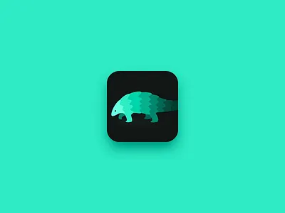Pangolin app design illustration logo ui