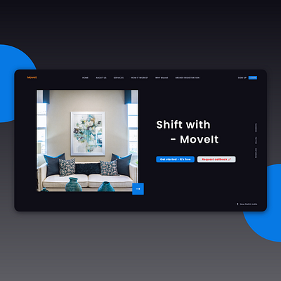 MoveIt Website UI behance design designer download figma free fresh icon photoshop ui ux web website xd xd design