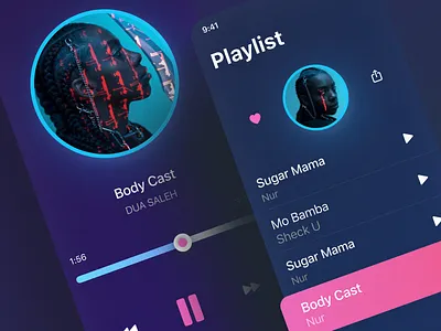 Playlist app design iphone iphone app iphonex mobile music music app play ux ui