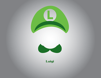 Luigi Logo 2 art design icon illustration illustrator logo minimal vector web