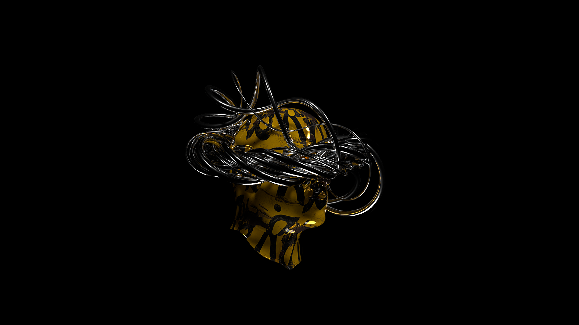 Unholy 3d 3d abstract 3d modeling 3d render abstract blender branding cinema4d clean illustration nft nft art