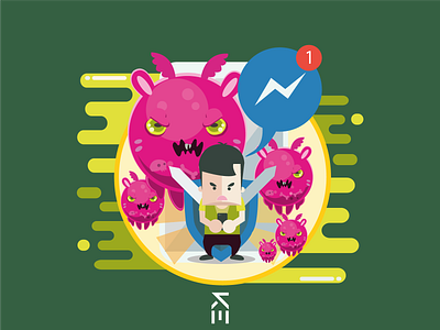 Everwing - Tap to play! design everwing facebook games illustration illustrator messenger