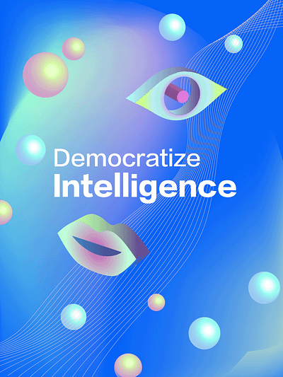 intelligence vision voice poster