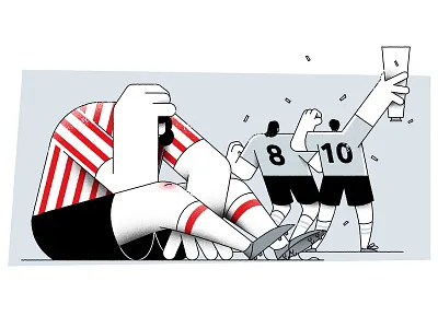 Cracovia 2d 2d art cartoon characterdesign design flat football illustration soccer vector vector illustration vectorart vectordesign