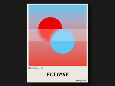 Eclipse Poster design eclipse figmadesign gradient poster poster a day poster art poster design typography