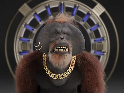 NFT Collection - Notorious Orangutan 3d 3d artist illustration nft nft art nft artist