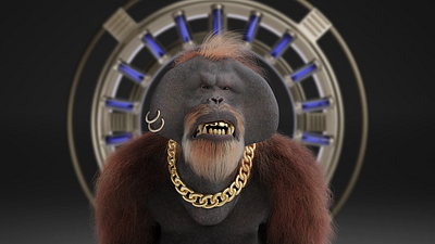 NFT Collection - Notorious Orangutan 3d 3d artist illustration nft nft art nft artist