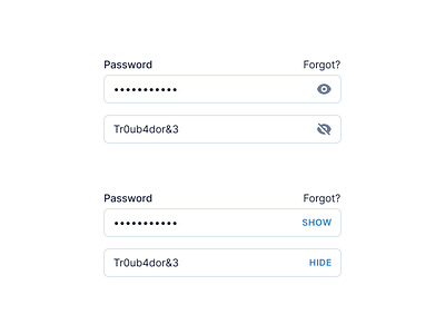 Tailwind Exploration - Password Field component css exploration field figma form hide input input field minimal password rebound refactoring refactoringui show tailwind tailwindcss ui ux web