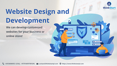 Website Design and Development Services | ThinkStart Pvt Ltd. app design app designers application development landing page design mobile app developers mobile app development company web design web service web services website design website design company website developer website development