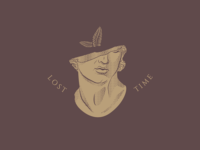 Lost Time design digital art drawing dribbble halftone illustration illustrator logo magic