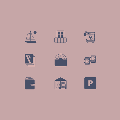 Tihany Kapuja apartment design brand design brandideas branding dailyicon dailyinspiration design graphicdesign highquality icon icondesign icons iconset madebyzwoelf zwoelf