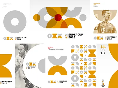 Supercup 2018 Pitch adobe illustrator brand branding bundesliga design dfl flat football geometric graphic design layout minimalism supercup vector