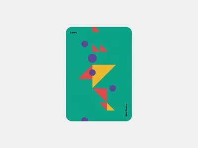 Mind Tourists Cards Layers bauhaus branding cards design flat geometric illustration minal minimal minimalism minimalistic music playing portfolio poster shape simple typography vector